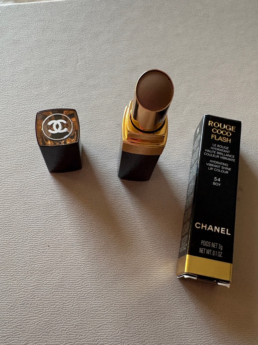 CHANEL Rouge Coco Flash #54 BOY Hydrating Vibrant Shine Lip Colour Color Stick